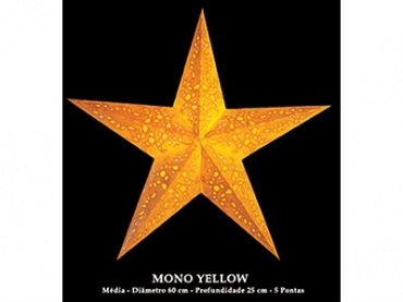 Candeeiro Estrela Starlightz Mono Yellow